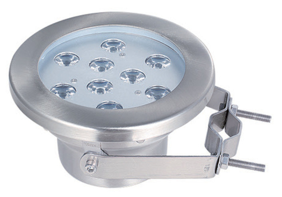 304 SS উপাদান সহ সারফেস মাউন্টিং 24VDC 9W RGB LED পুল লাইট